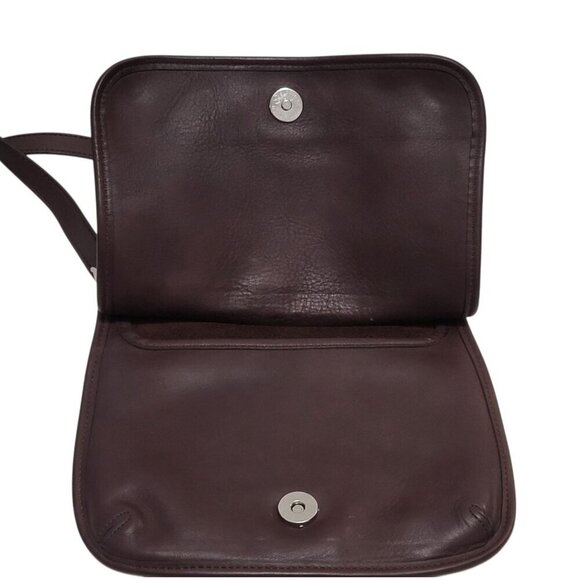 Vintage Coach 9142 Mini Crossbody Bag Brown Glove-Tanned Leather USA - Picture 4 of 14